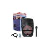 Aion an-8btl parlante activo recargable paralante 8 pulgadas usb bluetooth microfono inalambrico sistema completo.