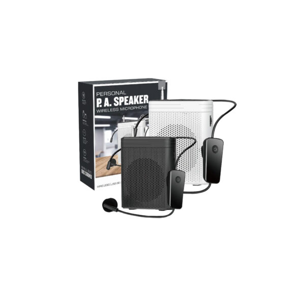 Amplificador voz microfono vincha inalambrico parlante recargable bluetooth alta potencia